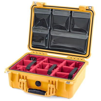 Lid Organizer 5 clear pockets Fits Peli Pelican1450 IM2200 LID1450A