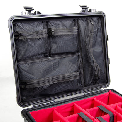 Mesh Lid Organizer Fits Pelican case peli1600 1610 1620