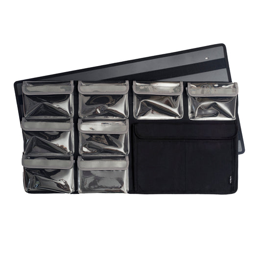 Lid Organizer 8 clear pockets 13" 14"Laptop For Peli Pelican1615Air Lid1615A