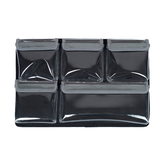 Lid Organizer 5 clear TPU pocketsFits Peli Pelican1500 IM2300 LID1500A