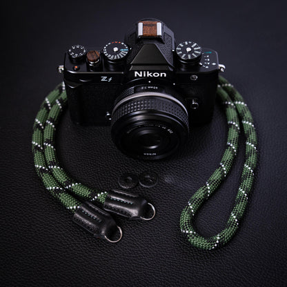 Rope Camera Army Green Black 10mm CSC-AGB