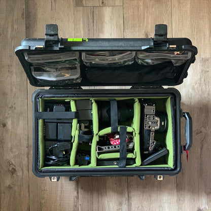 Padded divider set fit Pelican1535 Peli Cases IN1535