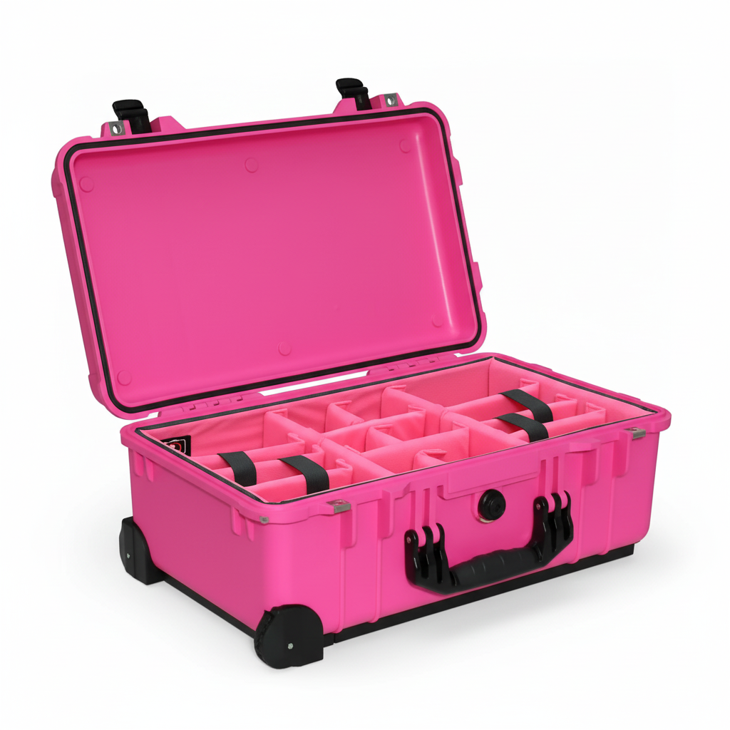 粉紅軟墊隔板套裝適用於 Pelican1510 IM2500 Peli 保護殼 Apache 5800